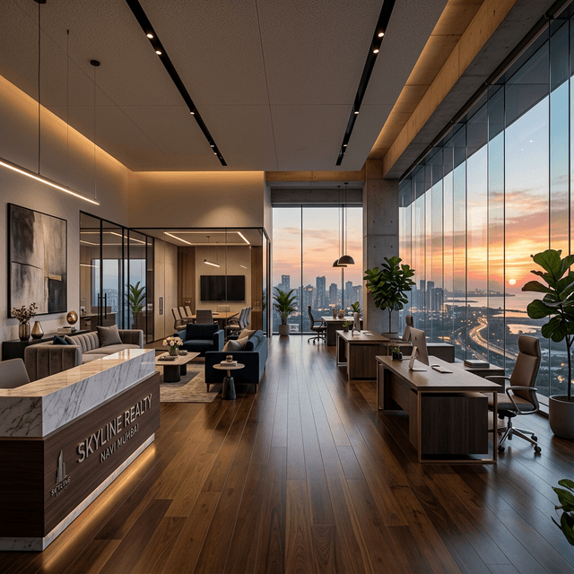 Premium Real Estate Office Environment in Navi Mumbai